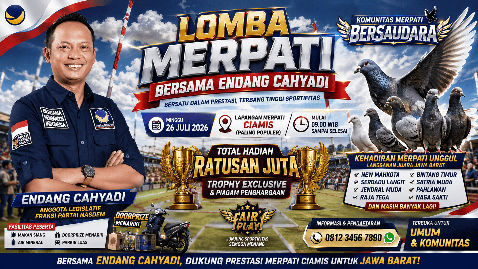 Lomba Merpati Endang Cahyadi